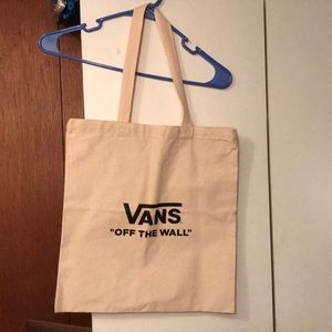 Vans canvas tote bag